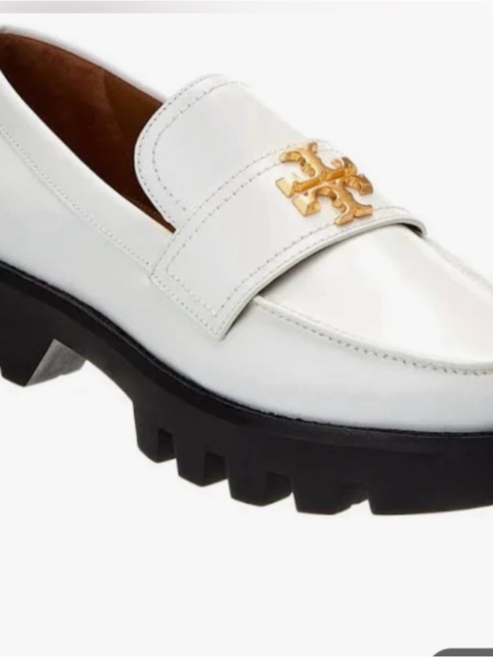 Tory Burch Mini Everly Chunky Loafer – Ivory